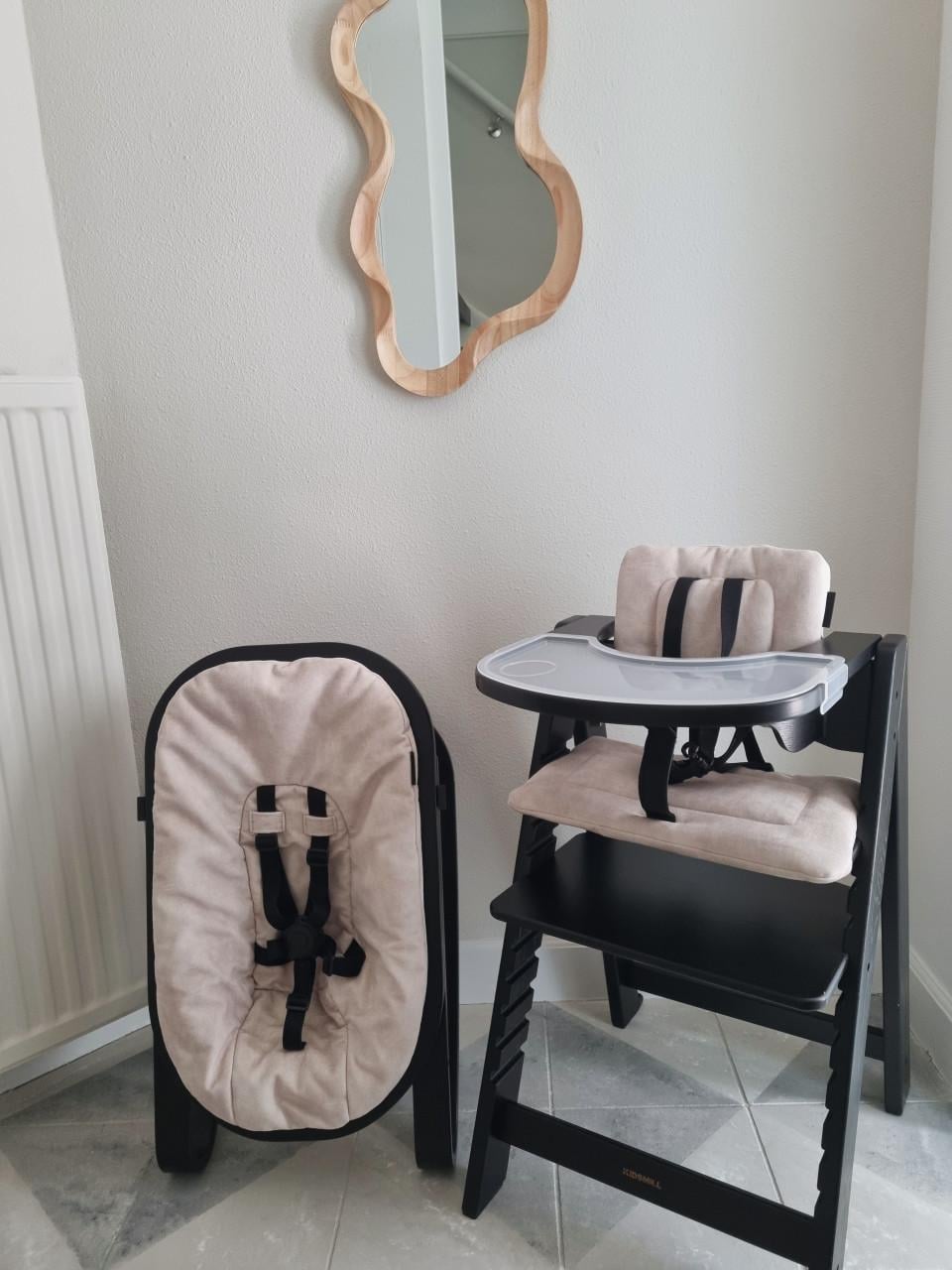Nieuw! Complete Kidsmill Up! meegroeistoel + newborn