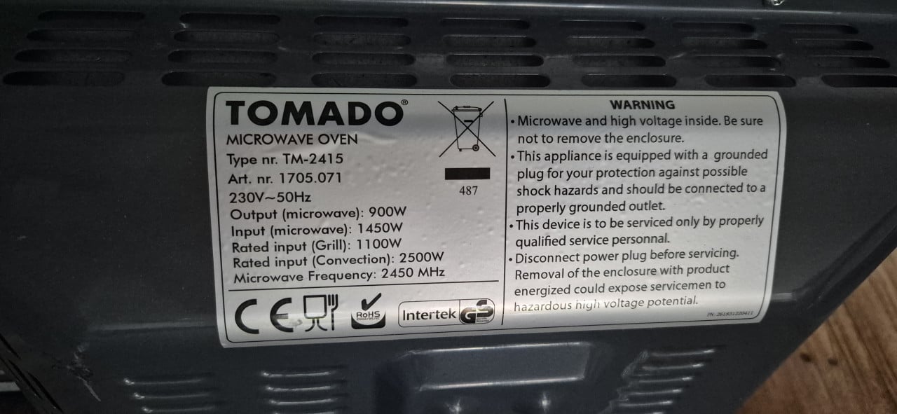 Combi magnetron/oven