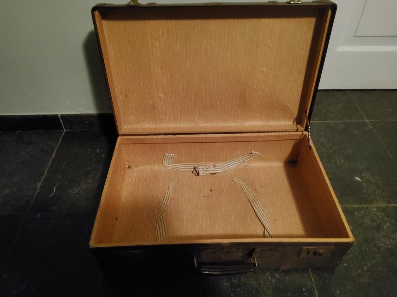 Oude reiskoffer