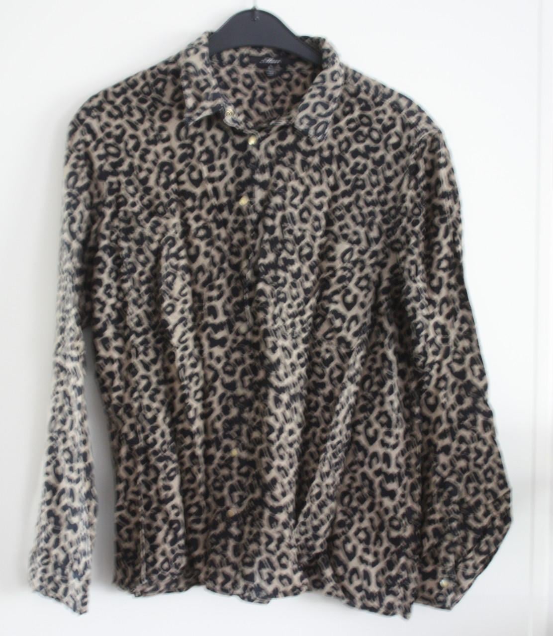 Panterprint blouse maat L