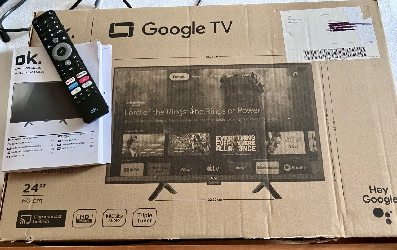 Google tv - niet gebruikt GERESERVEERD