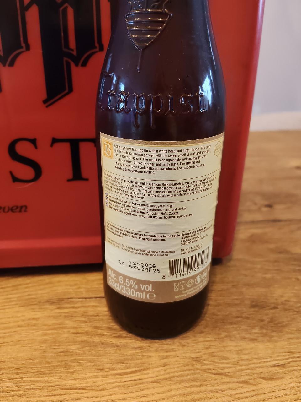Krat La Trappe Blond trappist speciaalbier