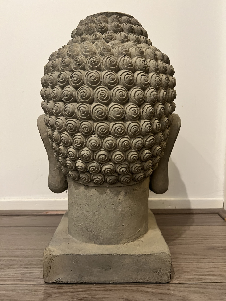 Boeddha kop van steen 40 cm