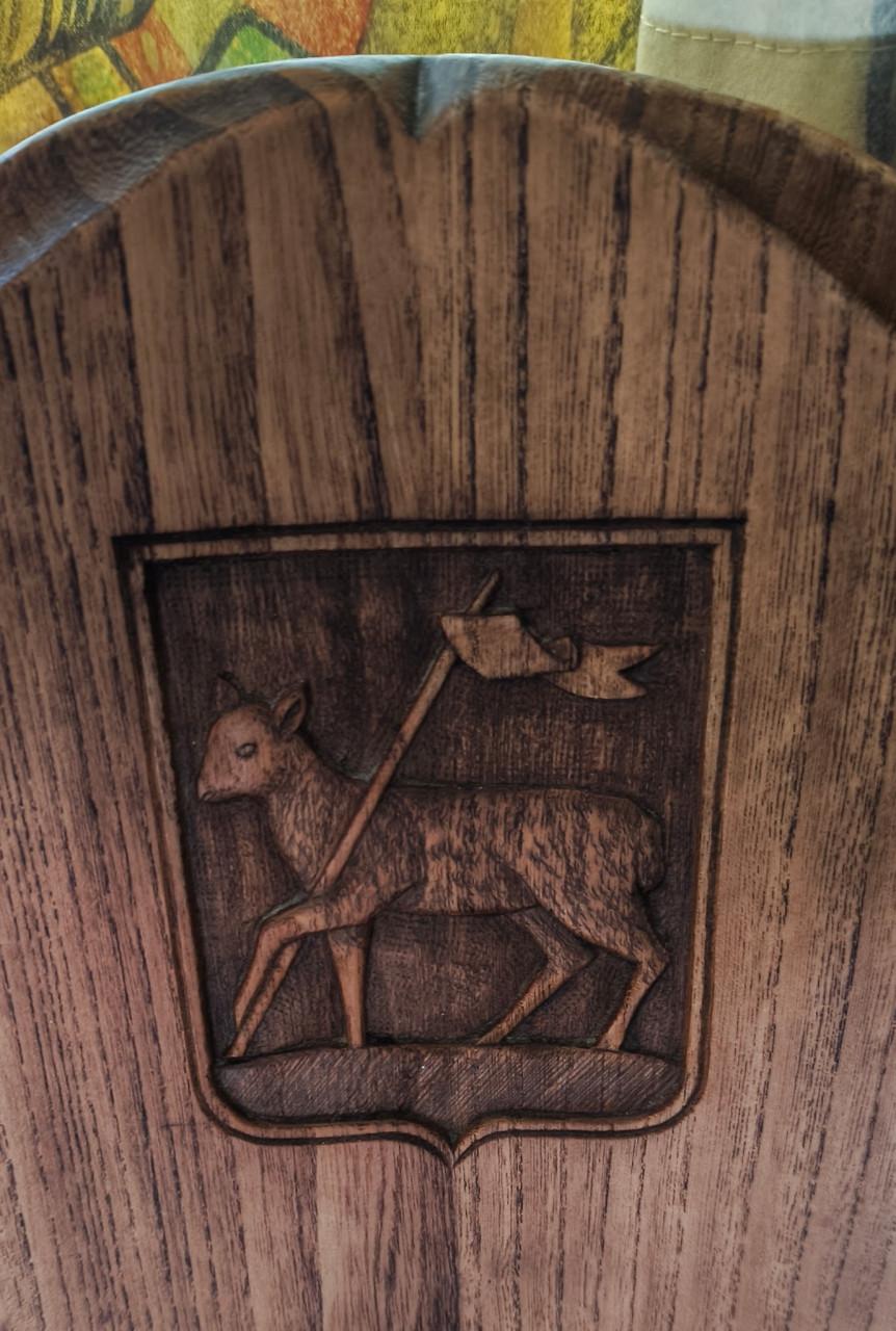 Eikenhouten eethoek, ongeveer 75 jaar oud.