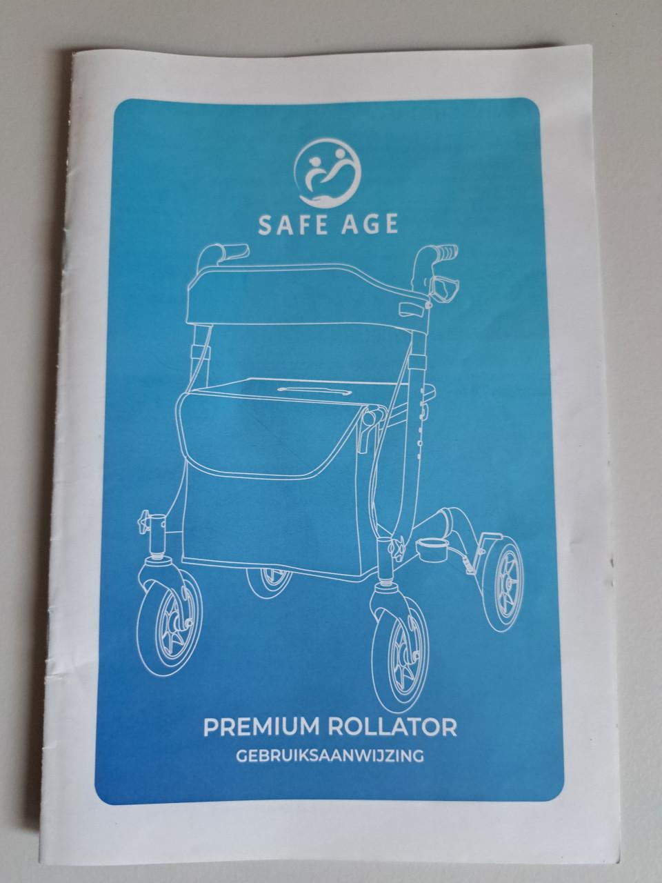 Rollator lichtgewicht en opvouwbaar - zitfunctie - voor BINNEN EN BUITEN.