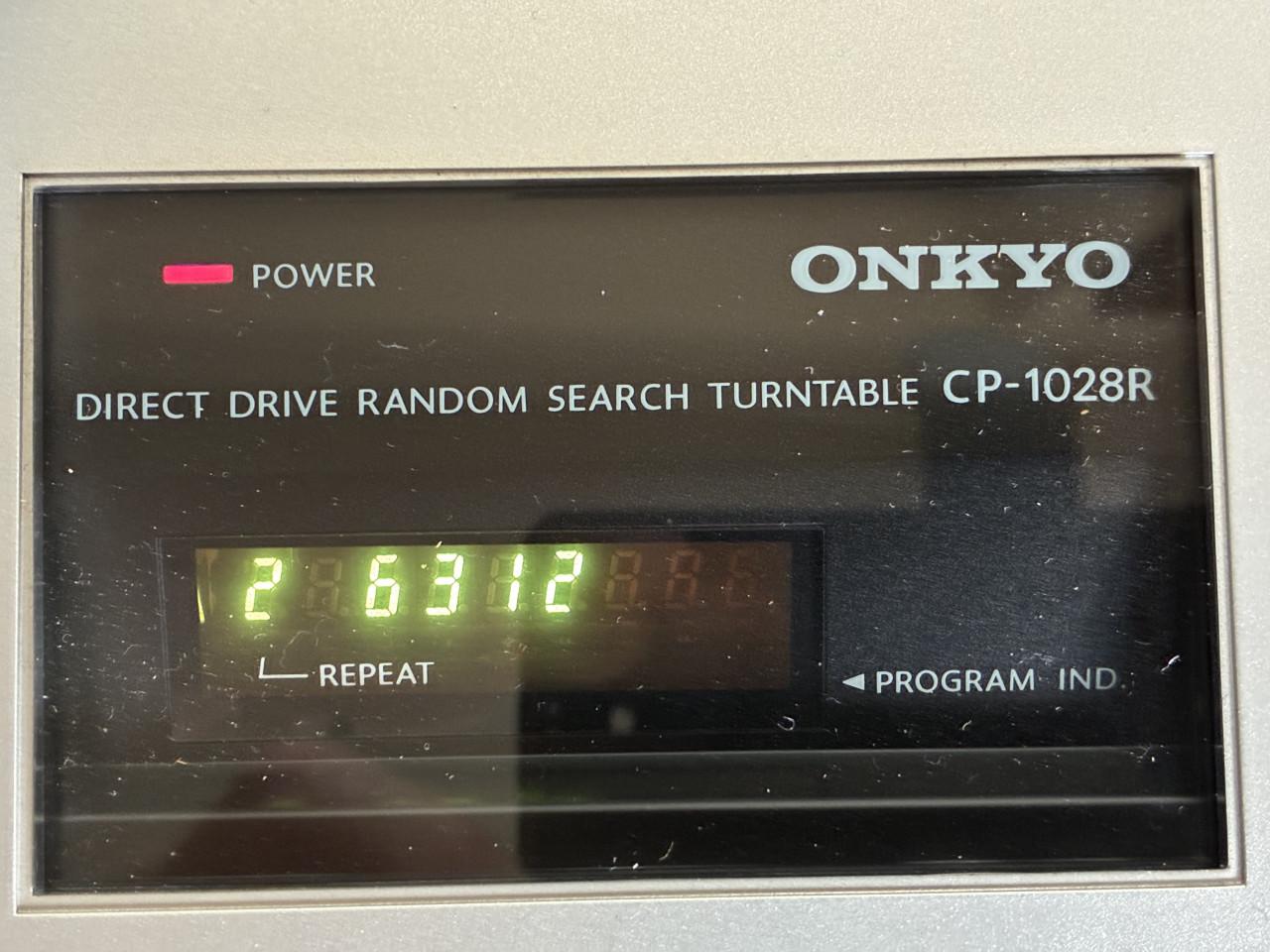 Een perfecte Onkyo CP-128 R.