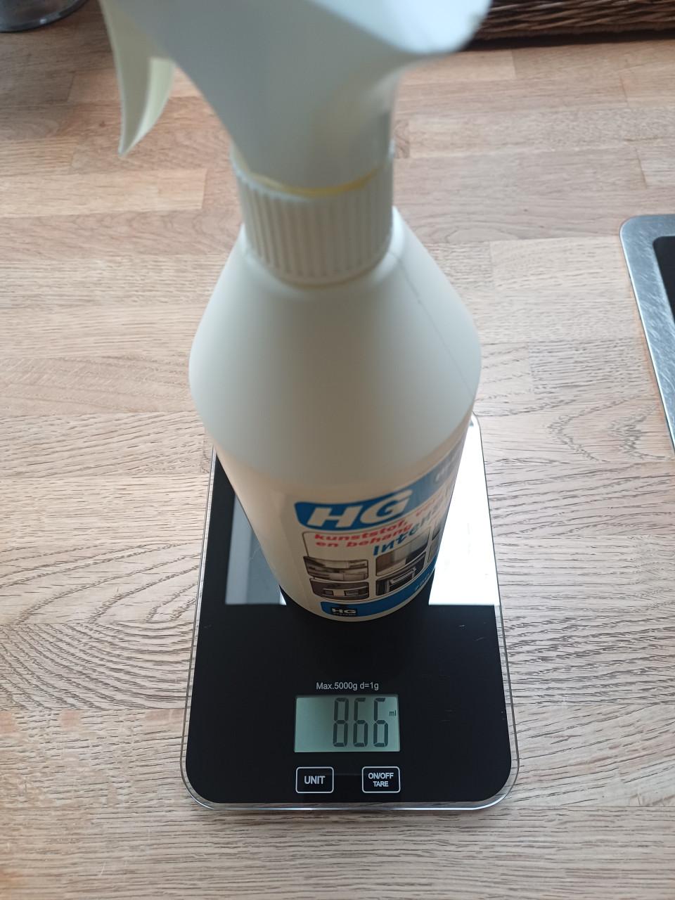 NIEUW: HG kunststof, verf + behang intensief reiniger 750 ml