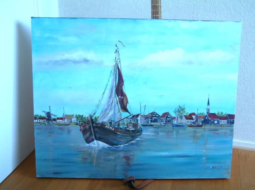 Schilderijen  --water en windt