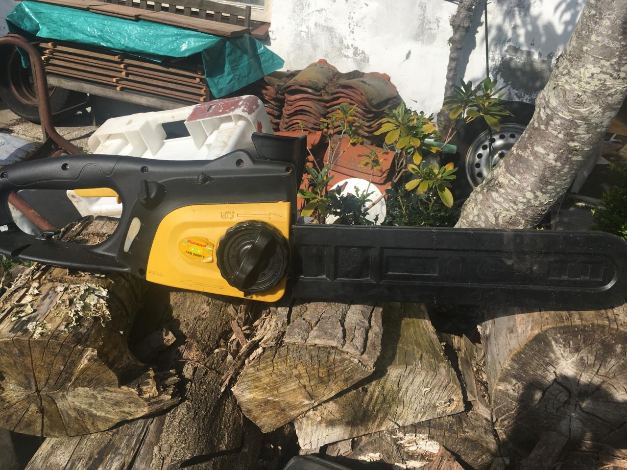 Elektrische kettingzaag florabest fks 2000/6 zaagblad 40 cm goede zaagketti