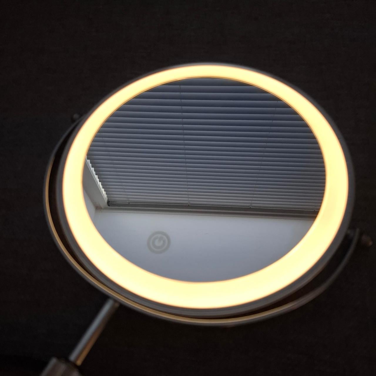 Verchroomde LED make-up spiegel met touch bediening