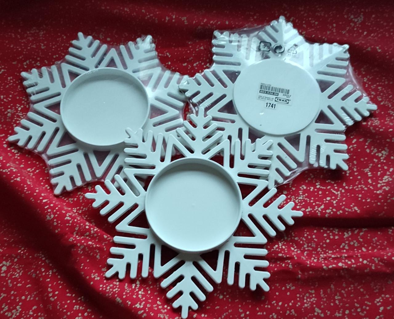 Ikea Kaarsenschotel kaarsenhouder - Nieuw - 3 st. voor €5