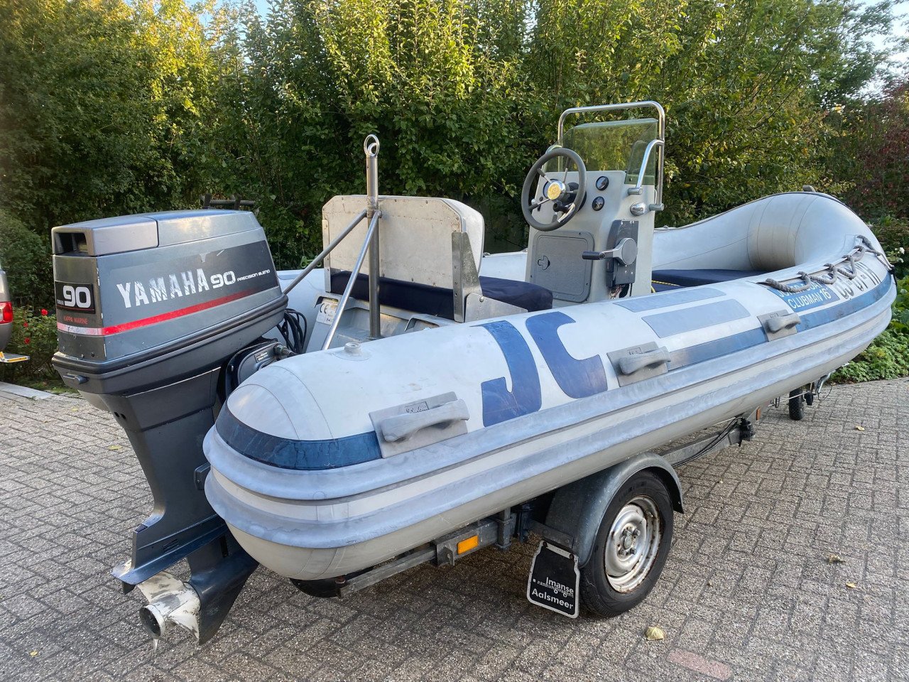 Jokerboat clubman 16 Rib 470L 90pk Yahama pega geremde trailer