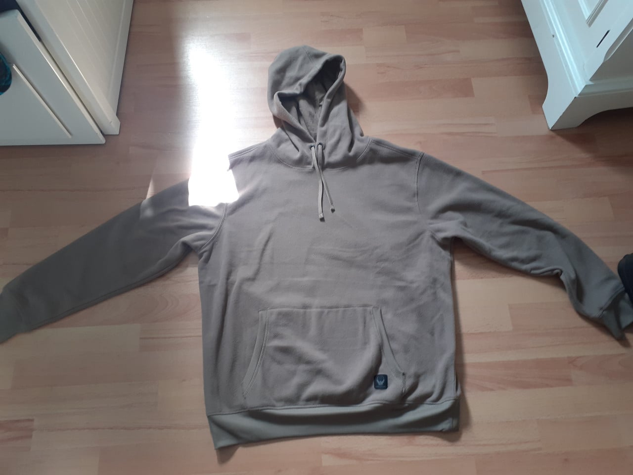Heren Hoodie  beige maat XL Nieuw