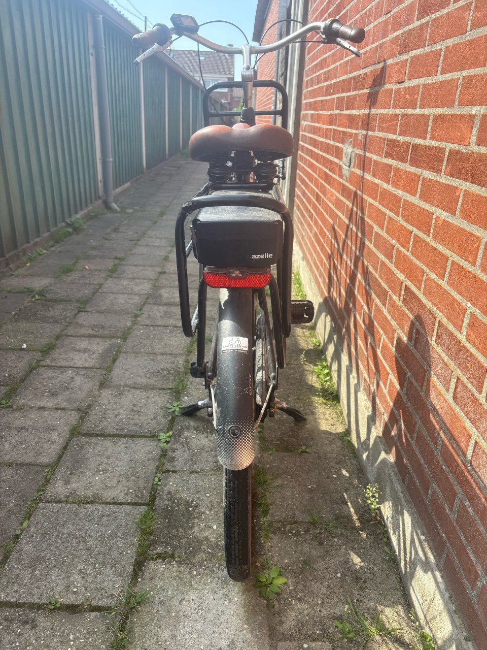 Elektrische fiets met defect