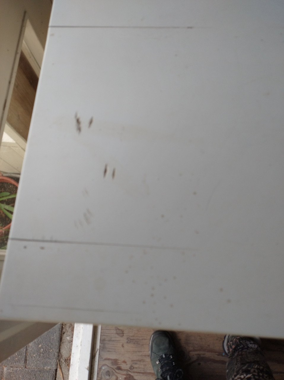 Werkbankje, hoge tafel, oppottafel