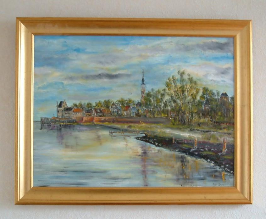 Veere oude haven met de hoogaars