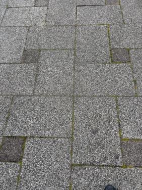 Gratis stoeptegels en grindtegels