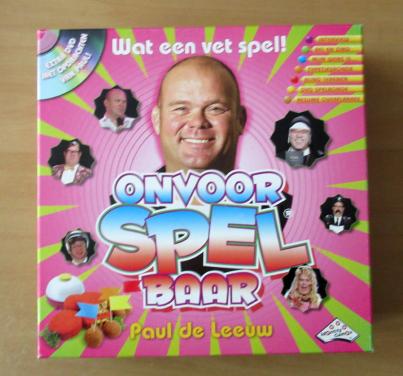 Leuk gezelschapsspel Paul de Leeuw ONVOORSPELBAAR
