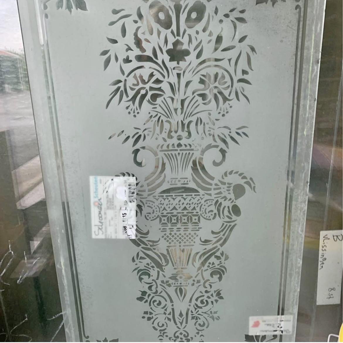 Decoratieve ruit voor binnendeur