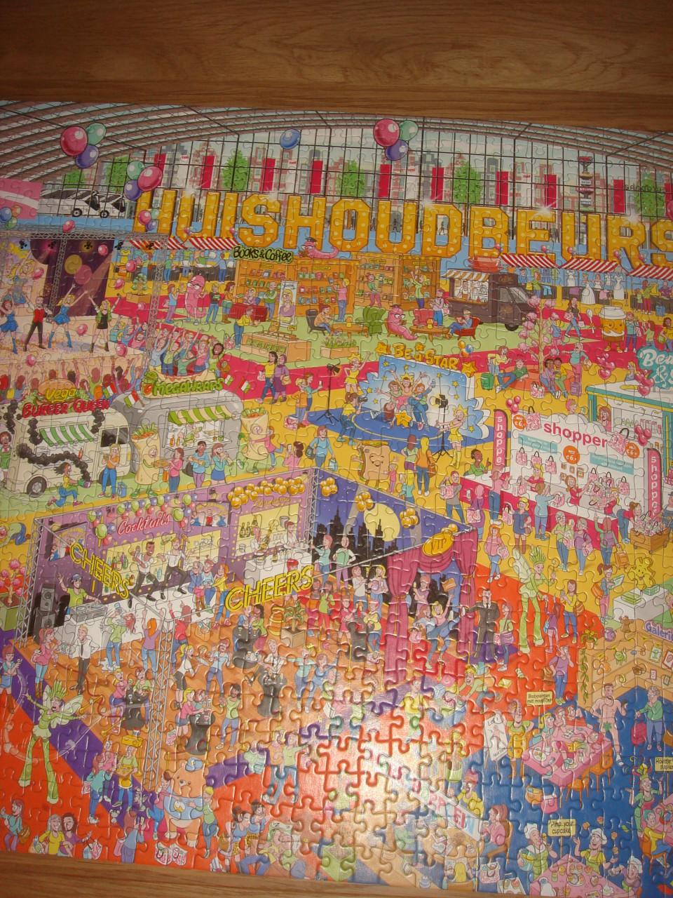 Te koop Complete puzzel De Huishoudbeurs 1000 stukjes