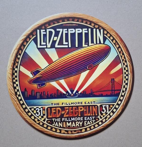 Led Zeppelin Metalen Bord