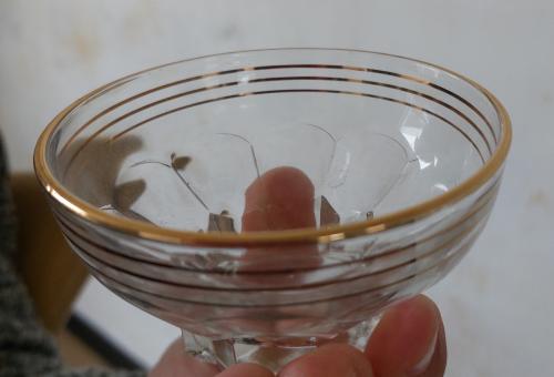 Schaaltjes borrelglaasjes jaren 50