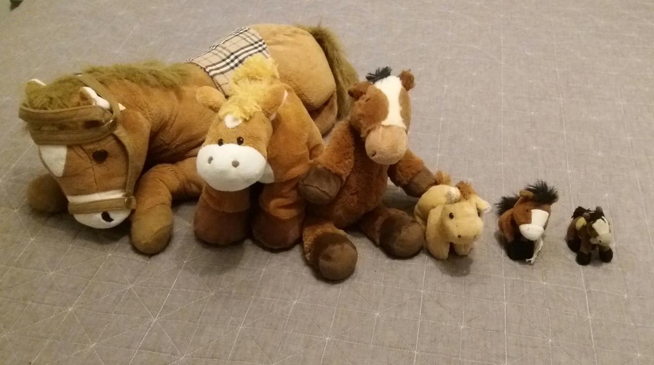 Set 6 paardenknuffels