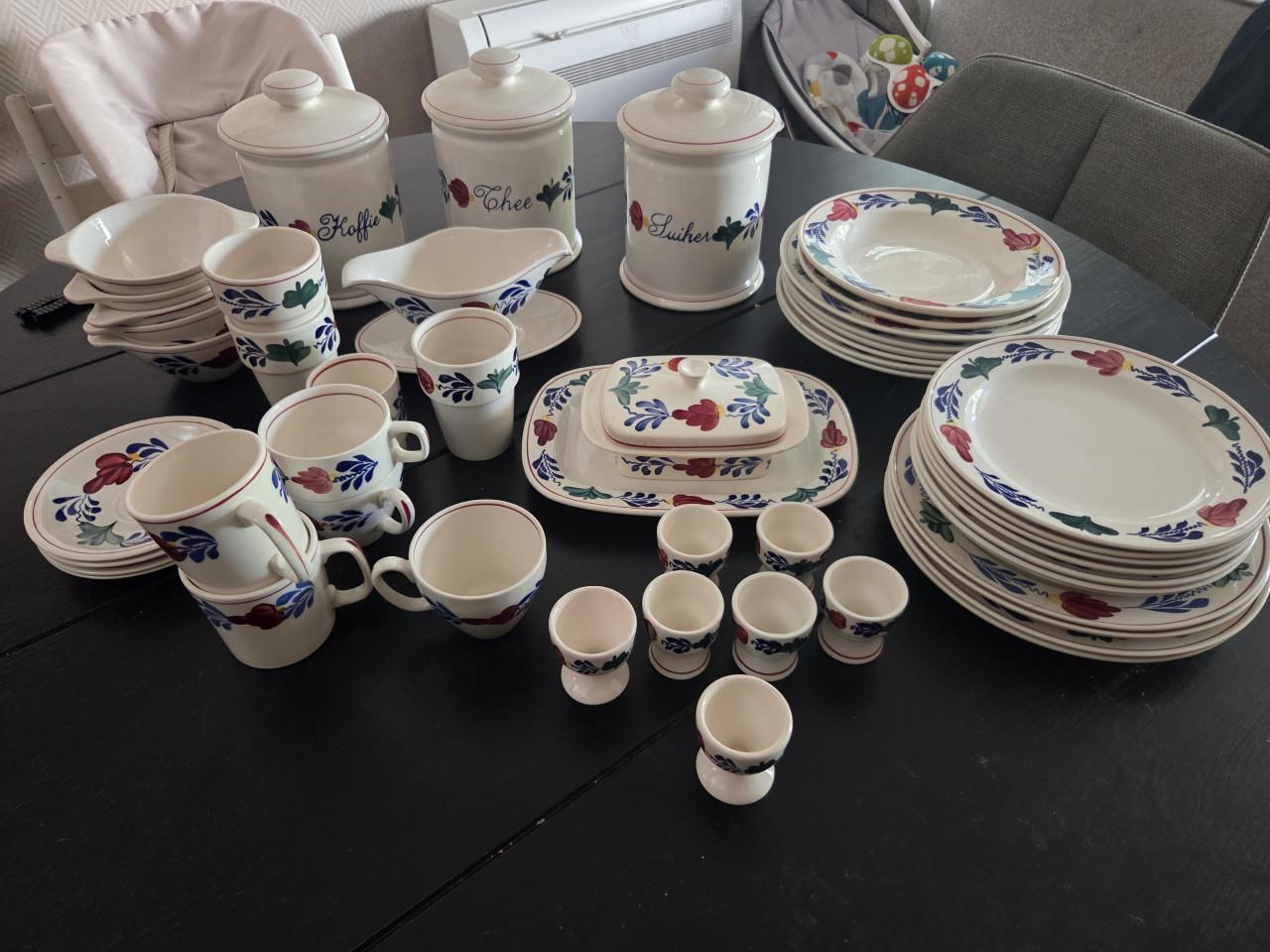 Boerenbont servies