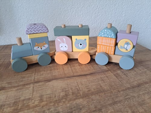 Houten speeltrein