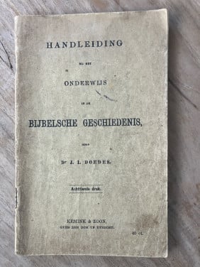 Boekje Handleiding Bijbelsche Geschiedenis