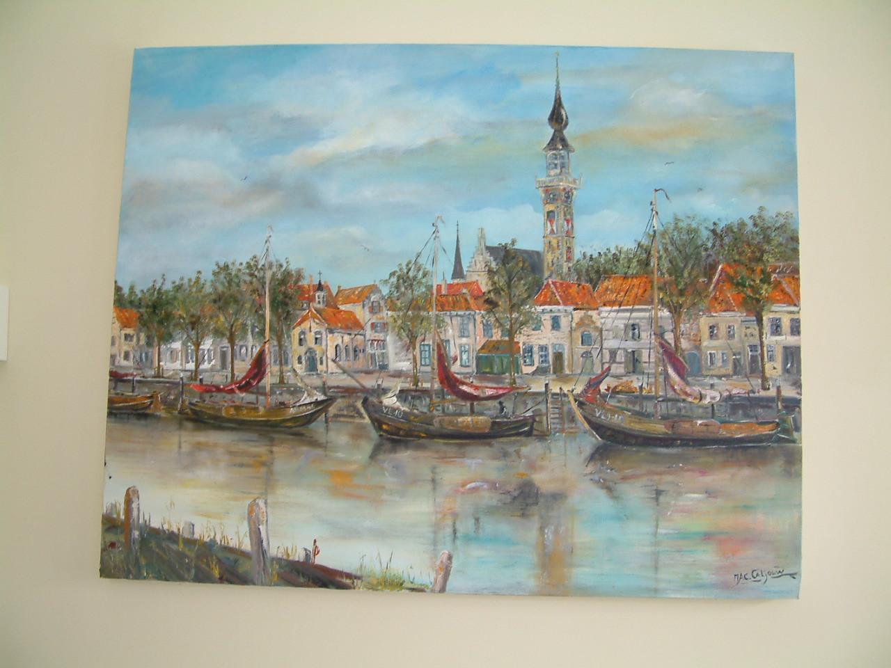 Div van Veere  schilderijen  olie verf  op doek