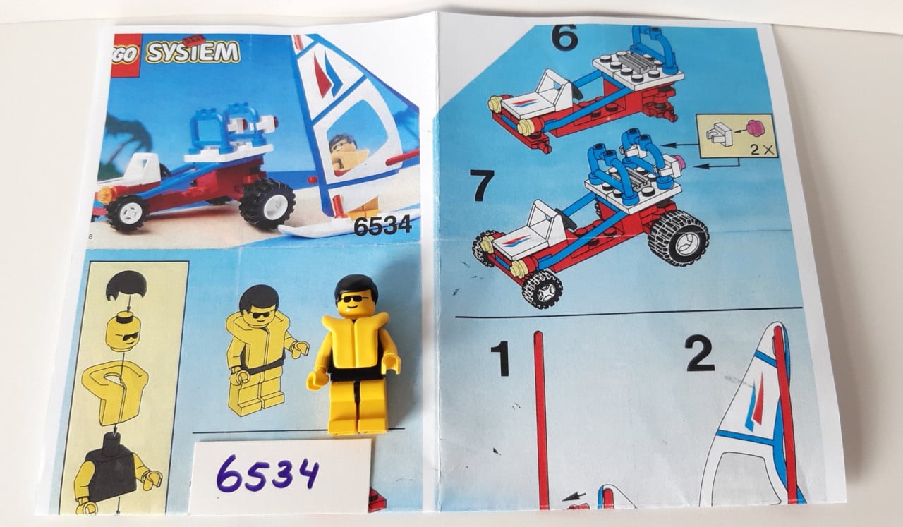 LEGO 6534 Strandbandiet, surfer