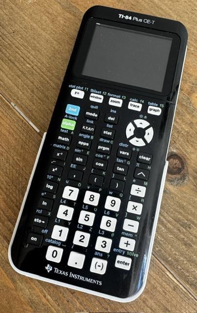 Middelbare school / wiskunde: TI 84 Plus CE-T grafische rekenmachine