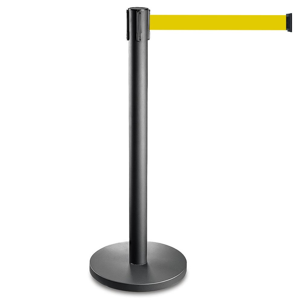 Afzetpalen met trekband en touw