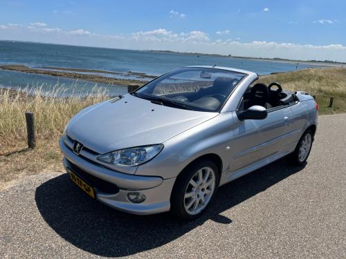 Peugeot 206CC Cabrio in metallic grijs