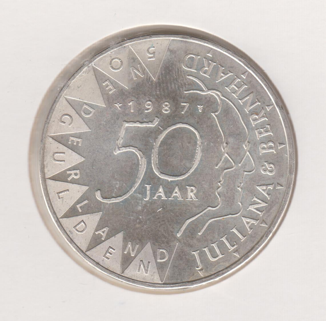 Beatrix 50 Gulden 1987 Unc