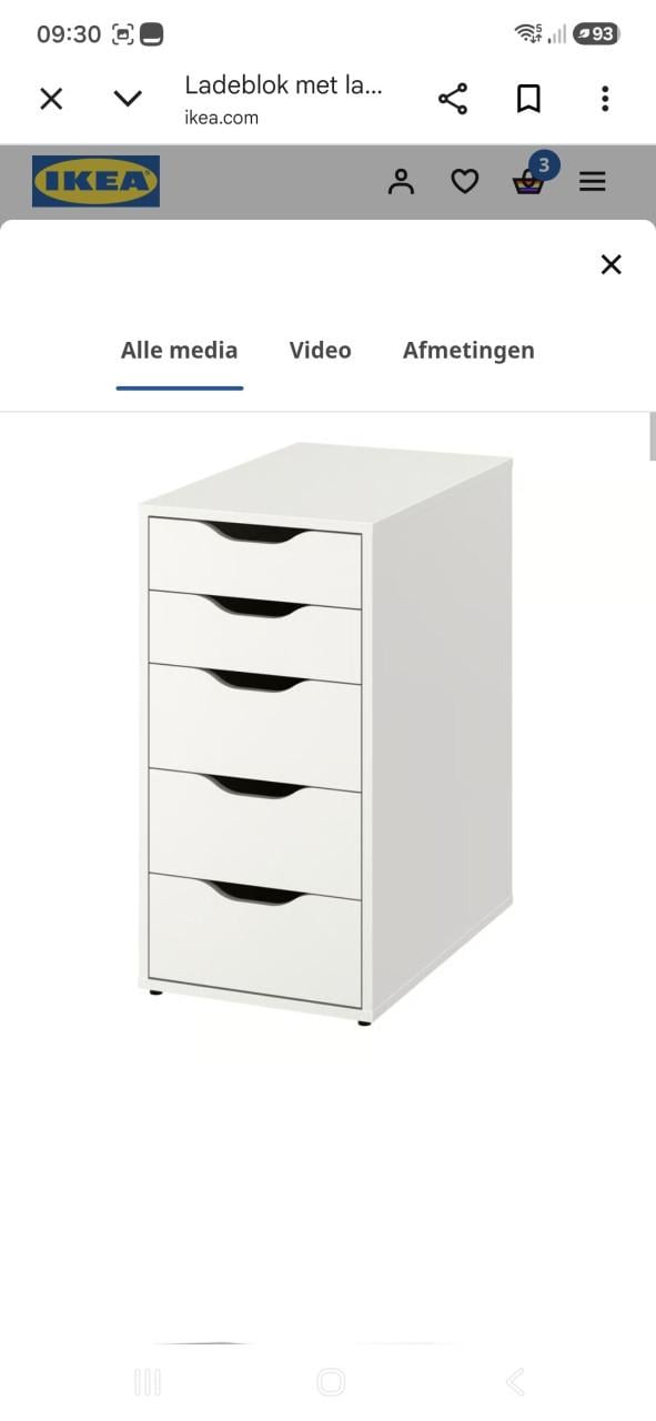 Alex ladeblok ikea