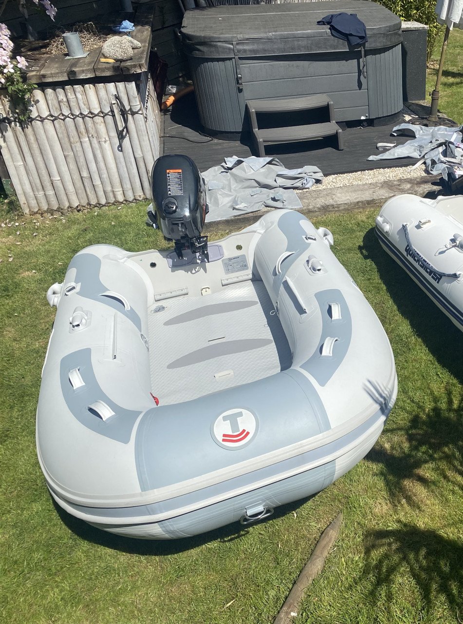 Talamex highline + Suzuki 5 pk 4 takt ( zo goed als nieuw )
