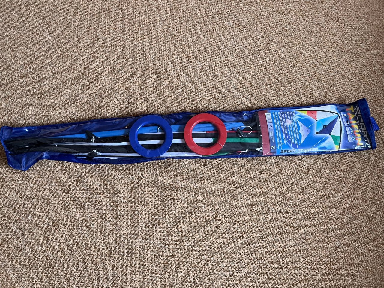 Stuntkite vlieger, nieuw