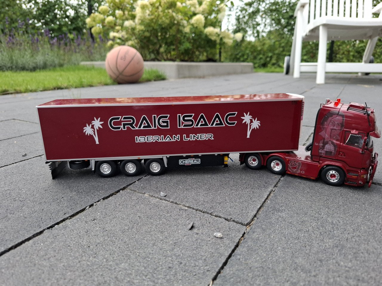 Schaalmodel vrachtwagen