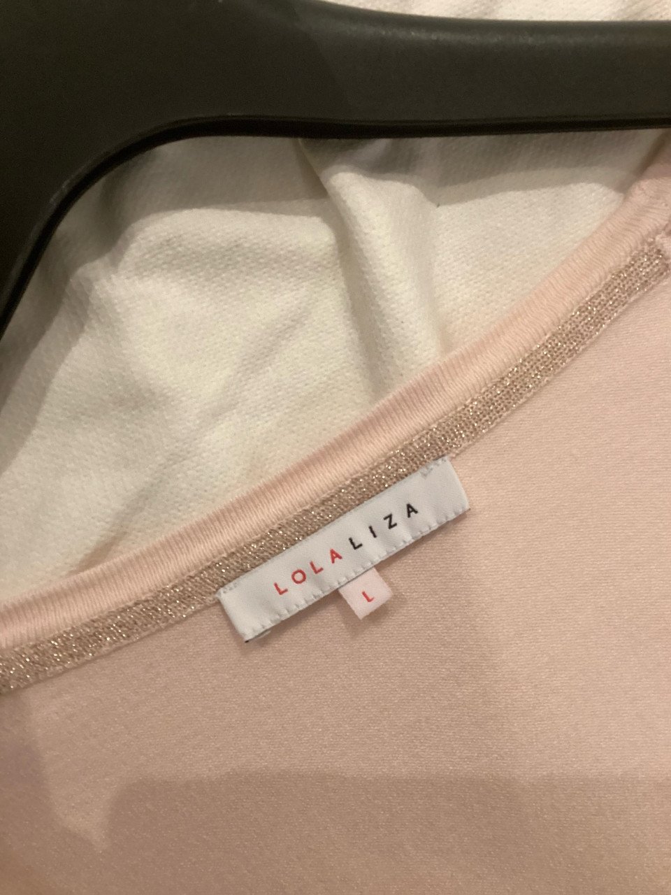 Nieuw roze vestje maat l