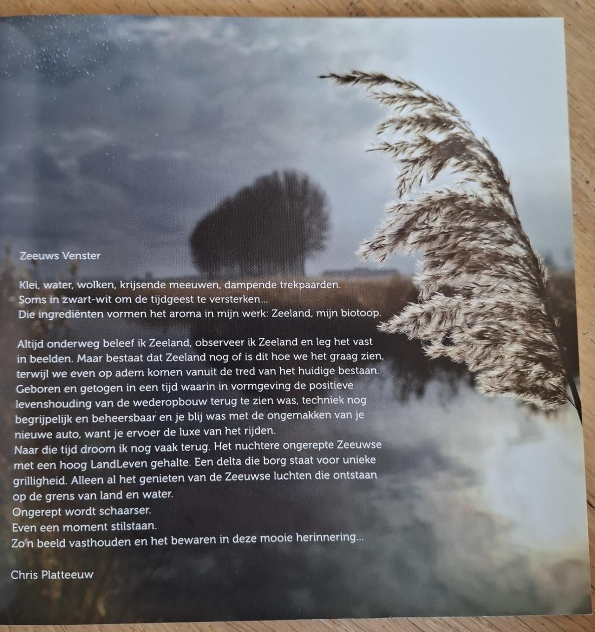 Zeeuws venster - Een mooie herinnering, door Chris Platteeuw.