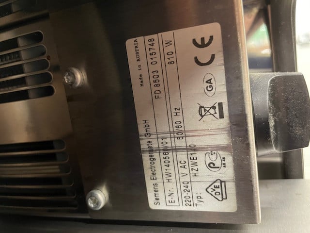 Siemens warmhoudlade
