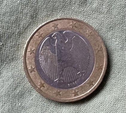2 1 euromunt Duitsland Arend 2002 Zeldzame J