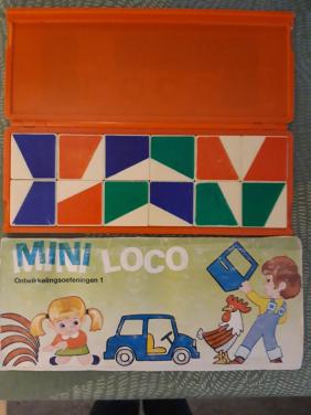 Mini Loco met boekje ontwikkelingsoefeningen  ca 1975