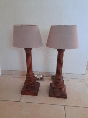 Mooie tafel Lampen  62H (z.g.a.n.)
