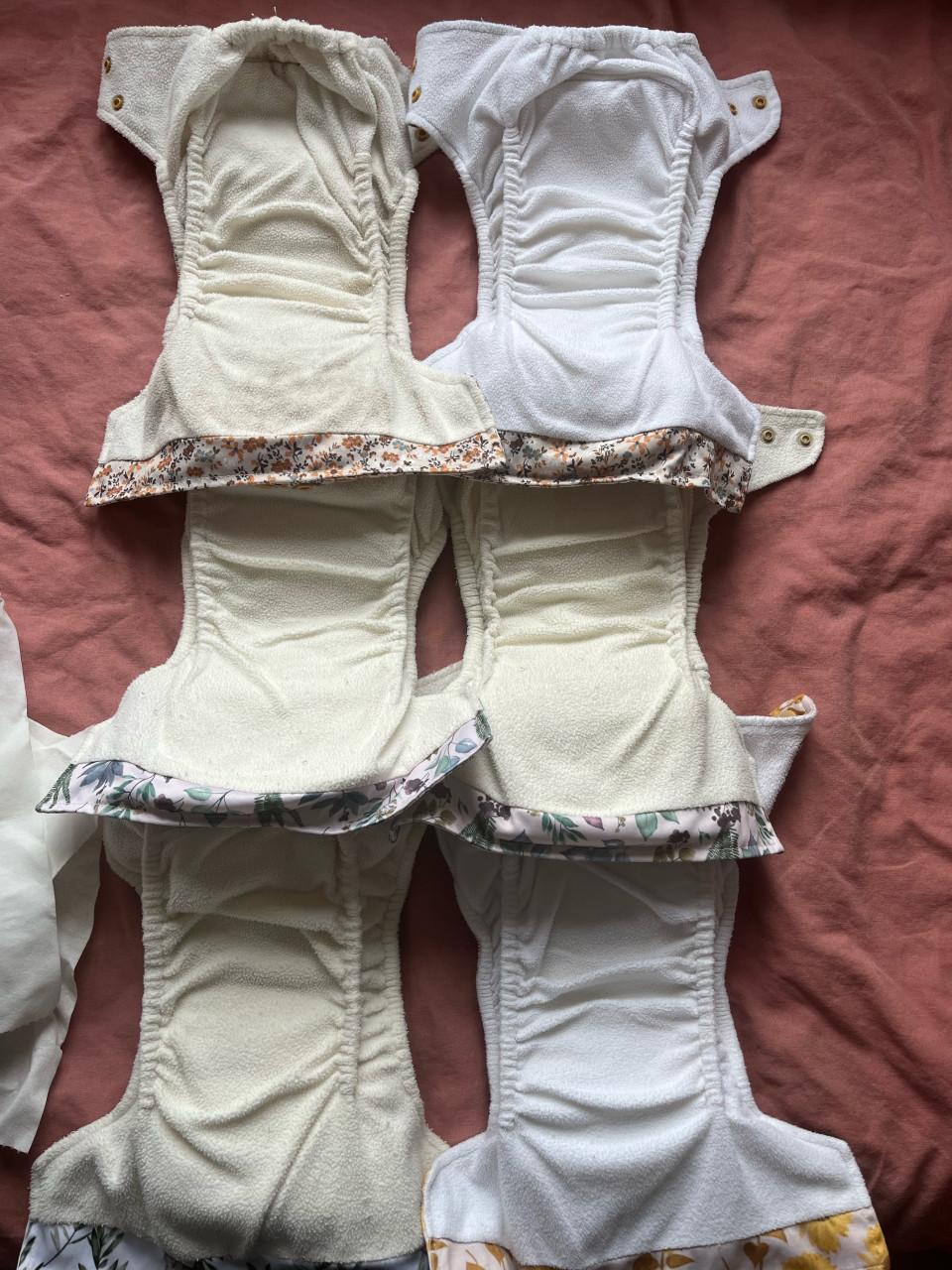 6x Modern Cloth Nappies wasbare luiers