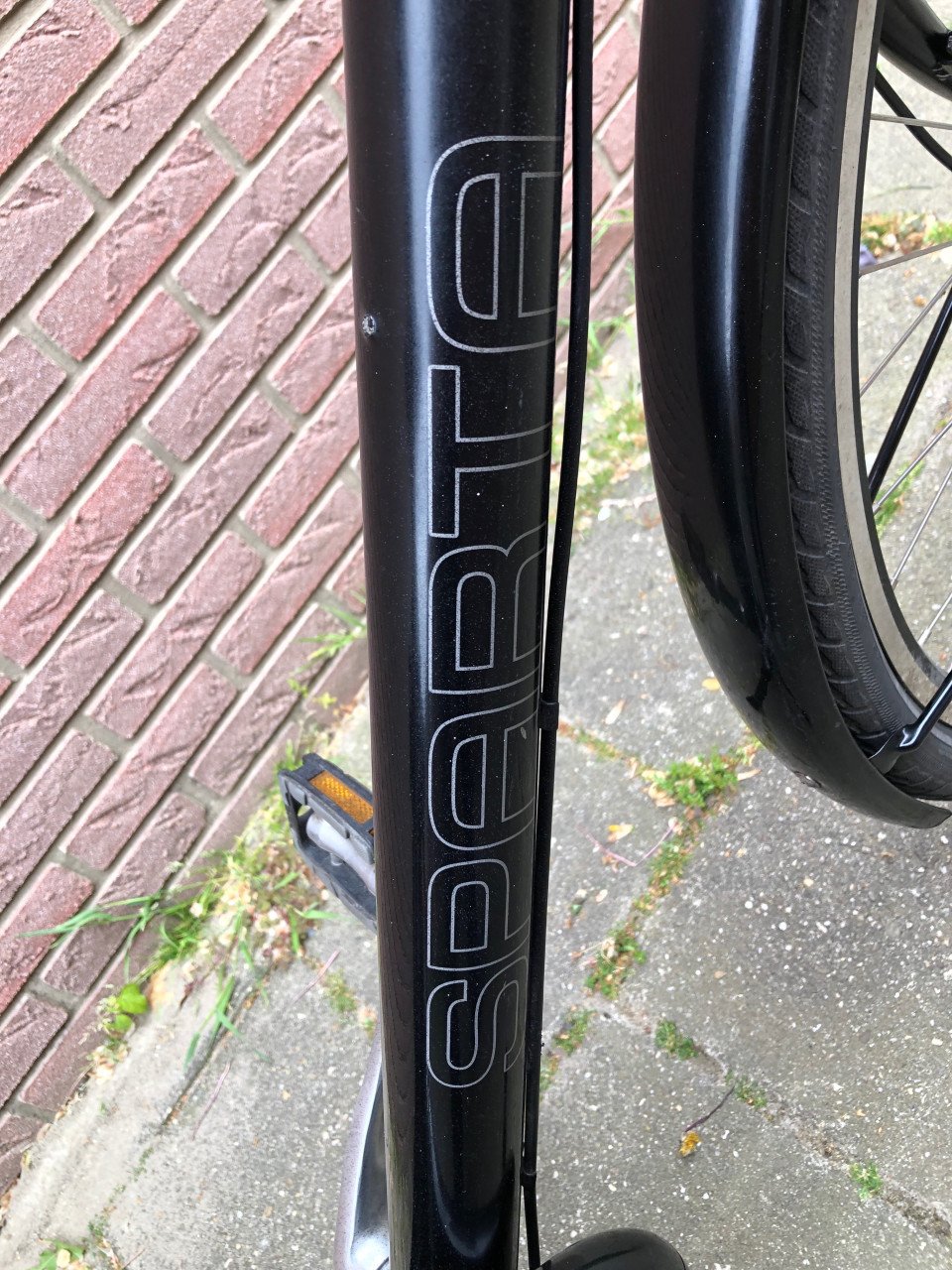 Herenfiets/ transporter.