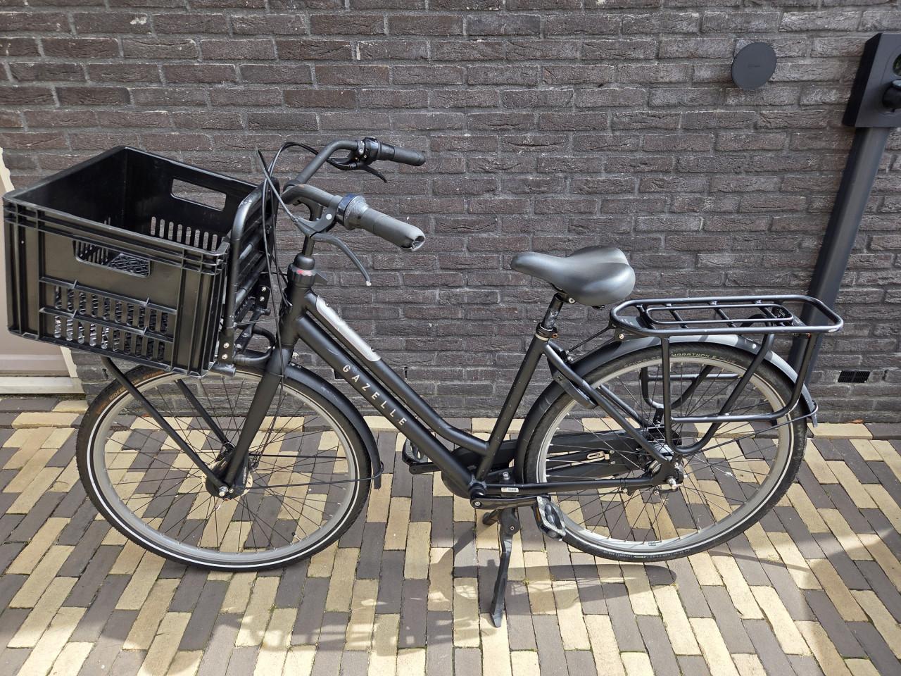 Dames fiets, Merk Gazelle, Type Heavy Duty NL, Frame hoogte 49cm,