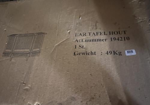 Barretje/bartafel